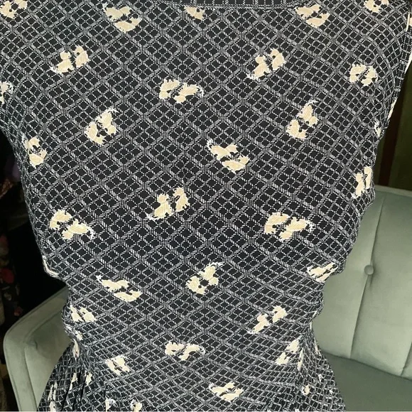 E.D. Michaels Scotty Dog Vintage Inspired Apron Dress With Pockets - Picture 2 of 7